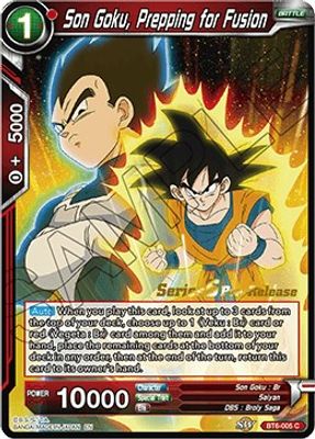 Son Goku, Prepping for Fusion
