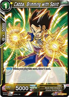 Cabba, Brimming with Spirit