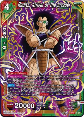 Raditz, Arrival of the Invader