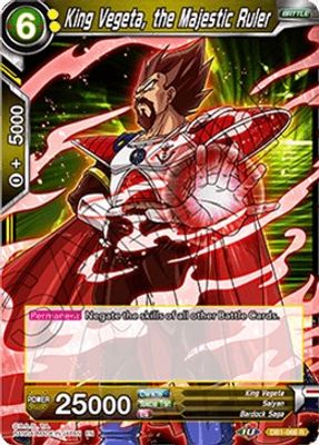 King Vegeta, the Majestic Ruler