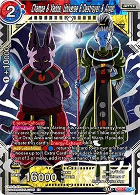 Champa & Vados, Universe 6 Destroyer & Angel