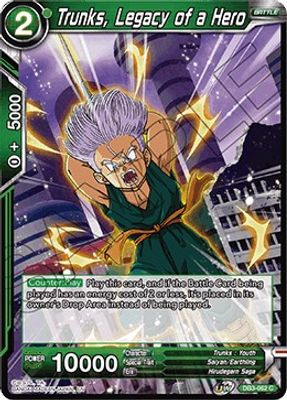 Trunks, Legacy of a Hero