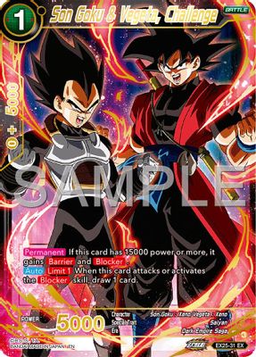 Son Goku & Vegeta, Challenge
