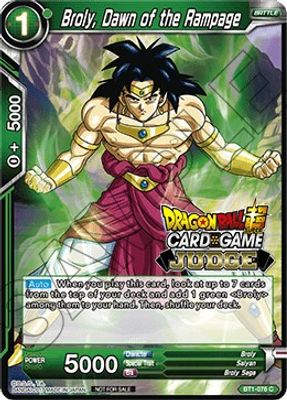 Broly, Dawn of the Rampage (2017)