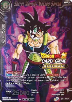 Secret Identity Masked Saiyan card image