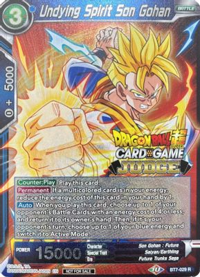 Undying Spirit Son Gohan card image