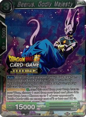 Beerus, Godly Majesty card image