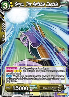 Ginyu, The Reliable Captain