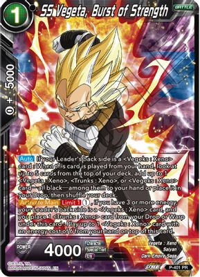 SS Vegeta, Burst of Strength