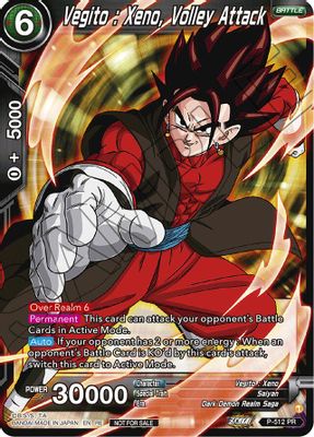 Vegito : Xeno, Volley Attack