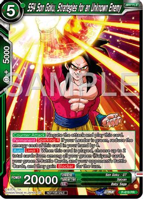 SS4 Son Goku, Strategies for an Unknown Enemy