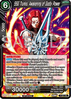 SSG Trunks, Awakening of Godly Power