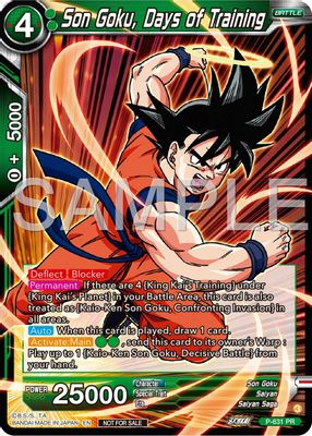 Son Goku, Days of Training