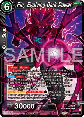 Fin, Evolving Dark Power
