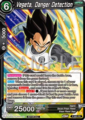 Vegeta, Danger Detection