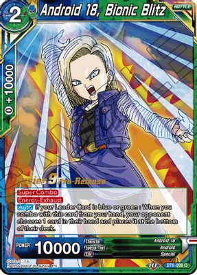 Android 18, Bionic Blitz card image