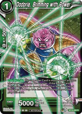 Dodoria, Brimming with Power card image