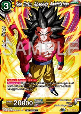 Son Goku, Absolute Annihilation card image