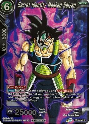 Secret Identity Masked Saiyan card image