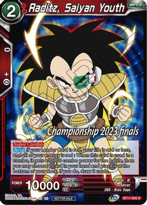 Raditz, Saiyan Youth card image