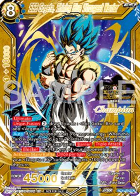 SSB Gogeta, Shining Blue Strongest Warrior card image