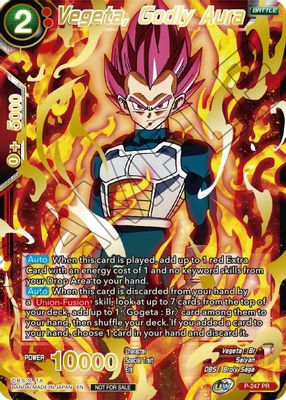 Vegeta, Godly Aura card image