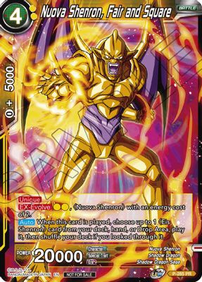 Nuova Shenron, Fair and Square card image