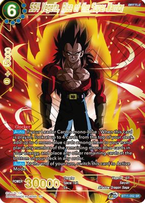 SS4 Vegeta, Rise of the Super Warrior card image