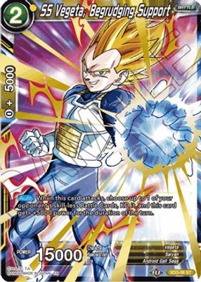 SS Vegeta, Begrudging Support