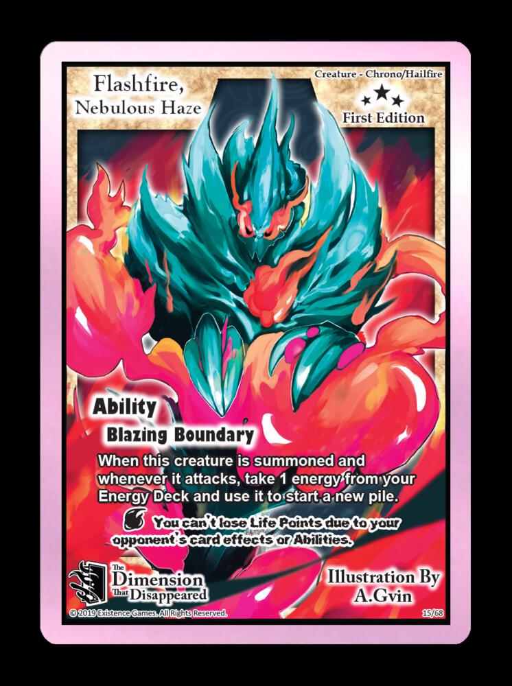 Flashfire, Nebulous Haze
