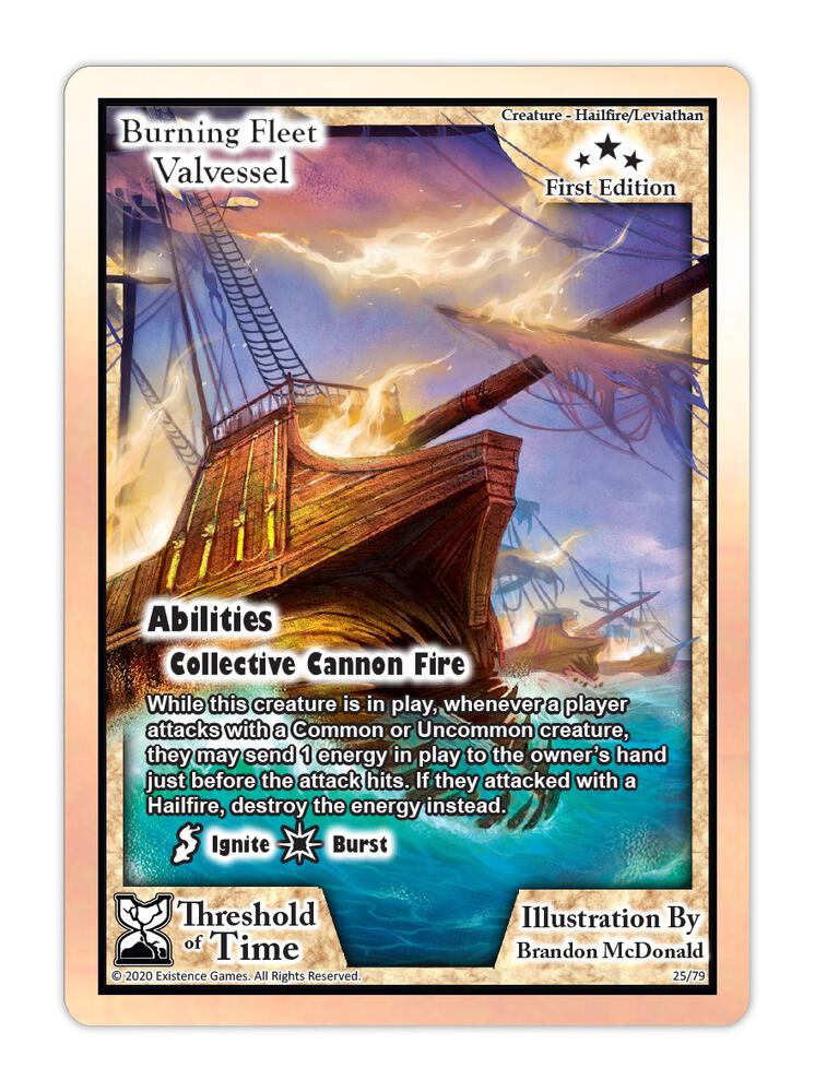 Burning Fleet Valvessel card image