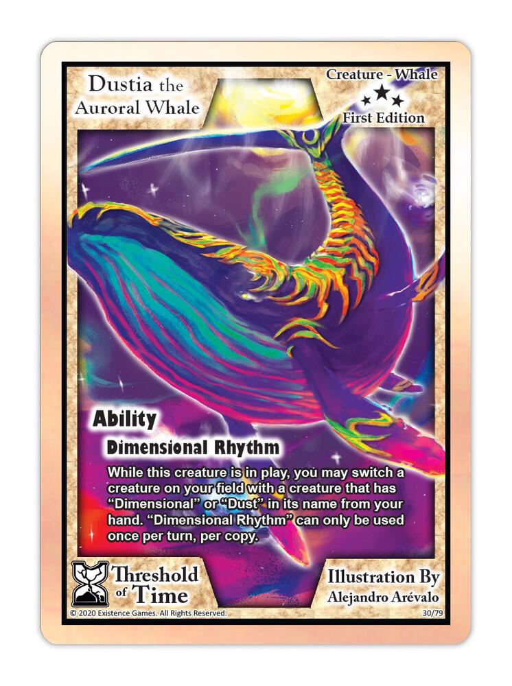Dustia the Auroral Whale card image