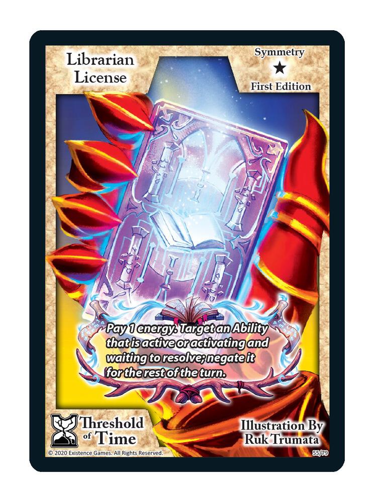 Librarian License card image