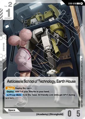 Asticassia School of Technology, Earth House card image