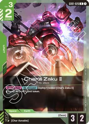 Char's Zaku Ⅱ