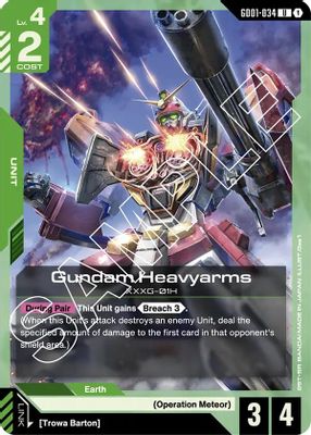 Gundam Heavyarms card image