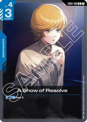 A Show of Resolve card image