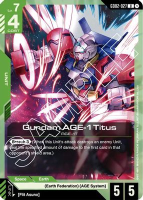 Gundam AGE-1 Titus card image