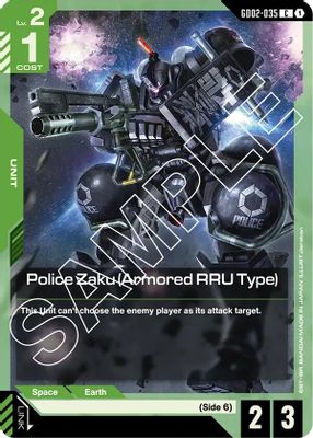 Police Zaku (Armored RRU Type) card image