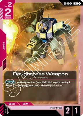 Daughtress Weapon card image