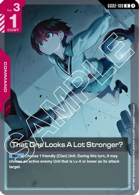 That One Looks A Lot Stronger? card image