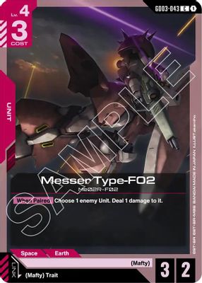 Messer Type-F02 card image