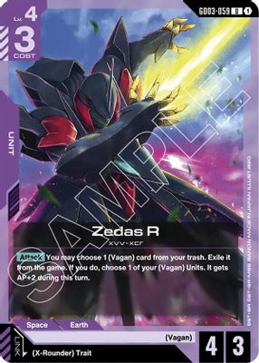 Zedas R card image