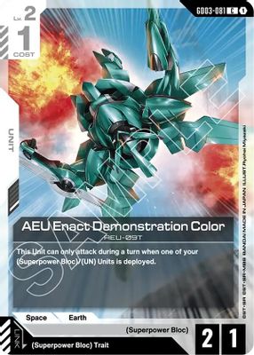 AEU Enact Demonstration Color card image