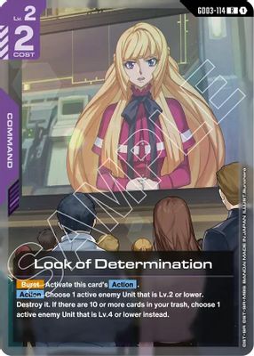 Look of Determination card image