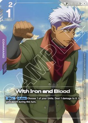 With Iron and Blood card image
