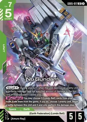 Nu Gundam card image