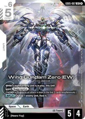 Wing Gundam Zero (EW) card image