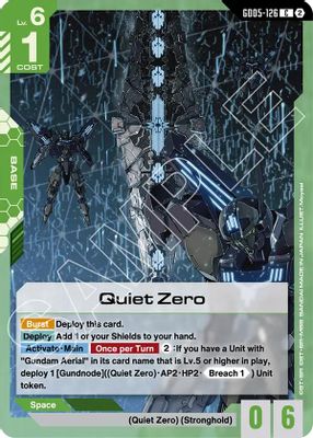 Quiet Zero card image