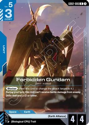 Forbidden Gundam card image